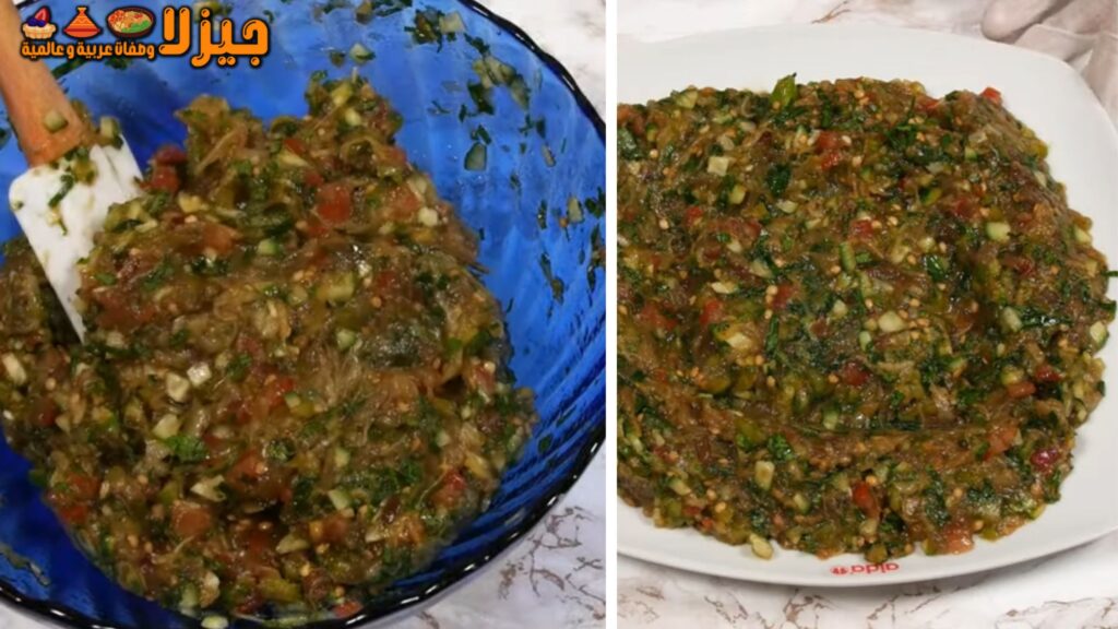بابا غنوج بالباذنجان المشوي